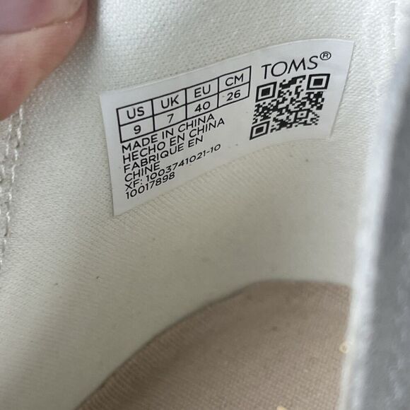 Toms Womens Size US 9 Kallie Egret Camp Suede Ankle Slip On Wedge Boots - Picture 10 of 10